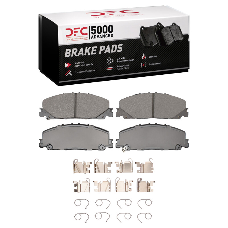 Honda Pilot Brake Pads - Front - DFC - 5000 Advanced Ceramic - `23-`26
