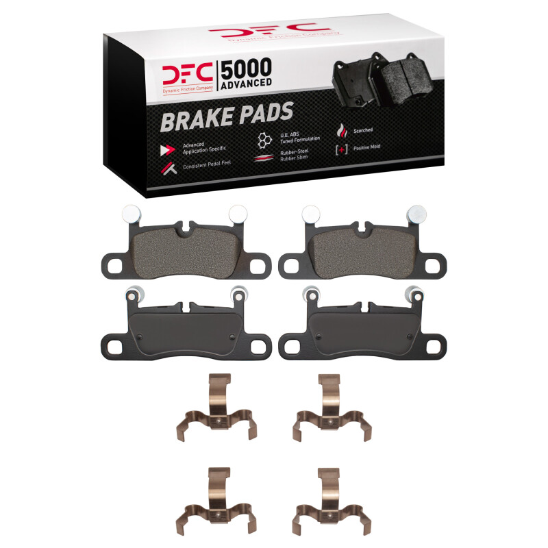Audi S e-Tron GT Brake Pads - Rear - DFC - 5000 Advanced Low Metallic - `20-`25