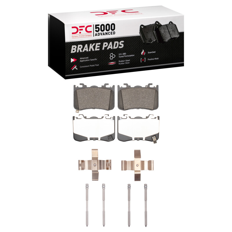 Ford Mustang Brake Pads - Rear - DFC - 5000 Advanced Low Metallic - `24-`25