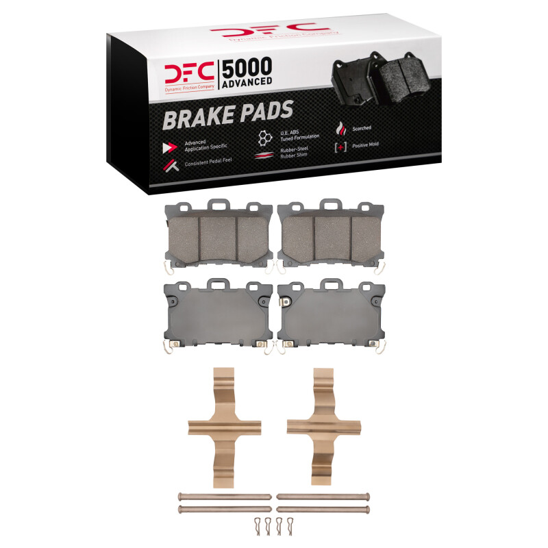 Nissan Z Brake Pads - Front - DFC - 5000 Advanced Low Metallic - `24-`25
