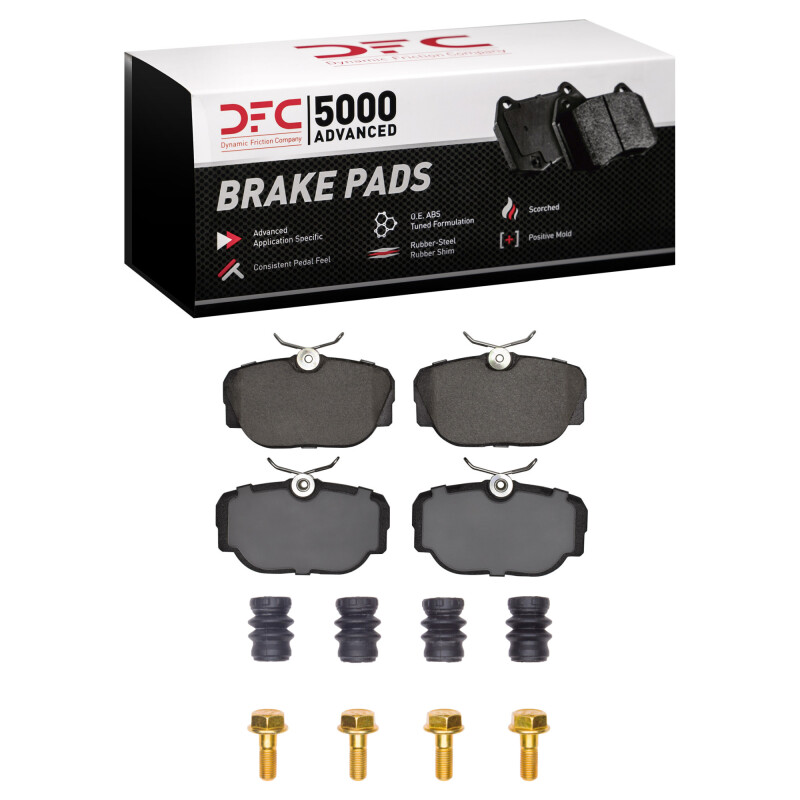 Land Rover Discovery Brake Pads - Rear - DFC - 5000 Advanced Low Metallic - `99-`04