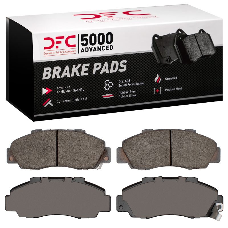Acura Integra Brake Pads - Front - DFC - 5000 Advanced Low Met - `97-`01