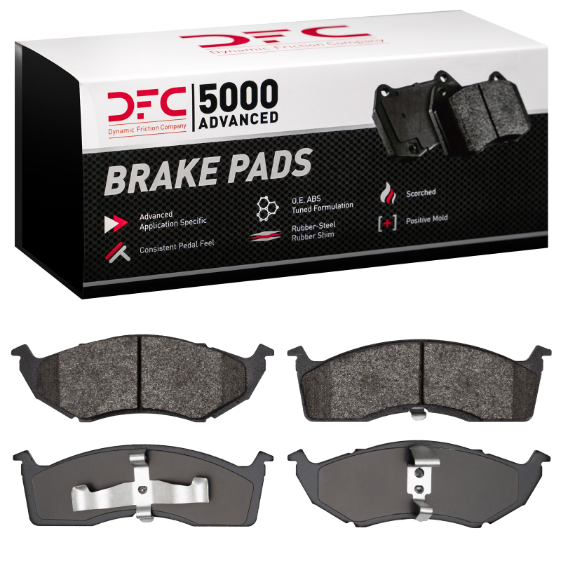 Chrysler 300M Brake Pads - Front - DFC - 5000 Advanced Semi Metallic - `99-`04
