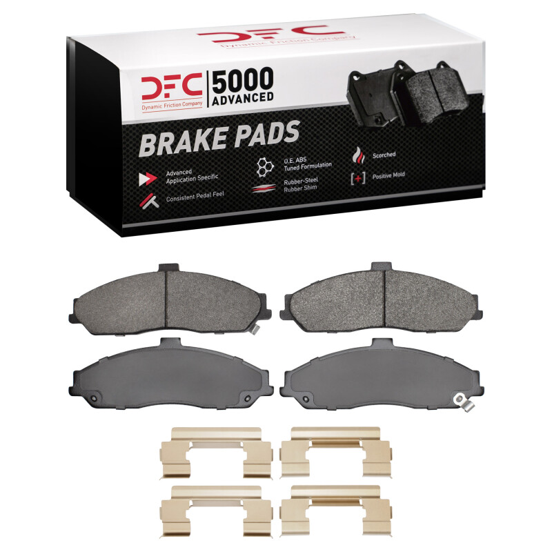 Cadillac XLR Brake Pads - Front - DFC - 5000 Advanced Semi Metallic - `04-`09