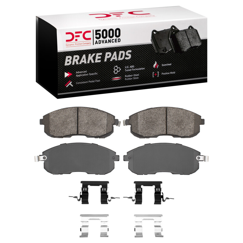 Infiniti G35 Brake Pads - Front - DFC - 5000 Advanced Semi Metallic - `03-`05