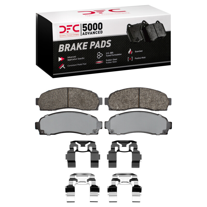 Ford Explorer Sport Brake Pads - Front - DFC - 5000 Advanced Semi Metallic - `01-`02