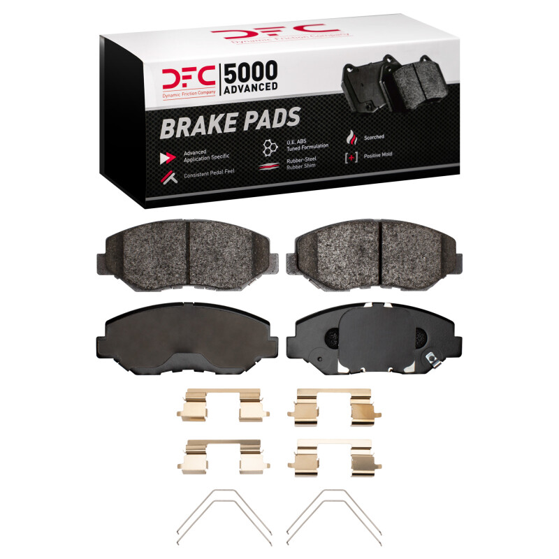 Honda Fit Brake Pads - Front - DFC - 5000 Advanced Ceramic - `13-`14