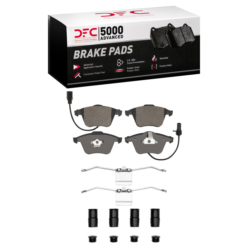 Audi A6 Brake Pads - Front - DFC - 5000 Advanced Low Metallic - `04-`11
