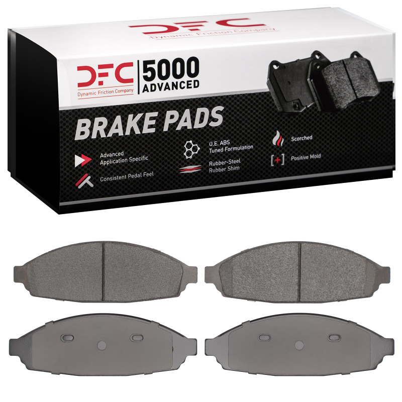 Ford Crown Victoria Brake Pads - Front - DFC - 5000 Advanced Semi Metallic - `03-`11