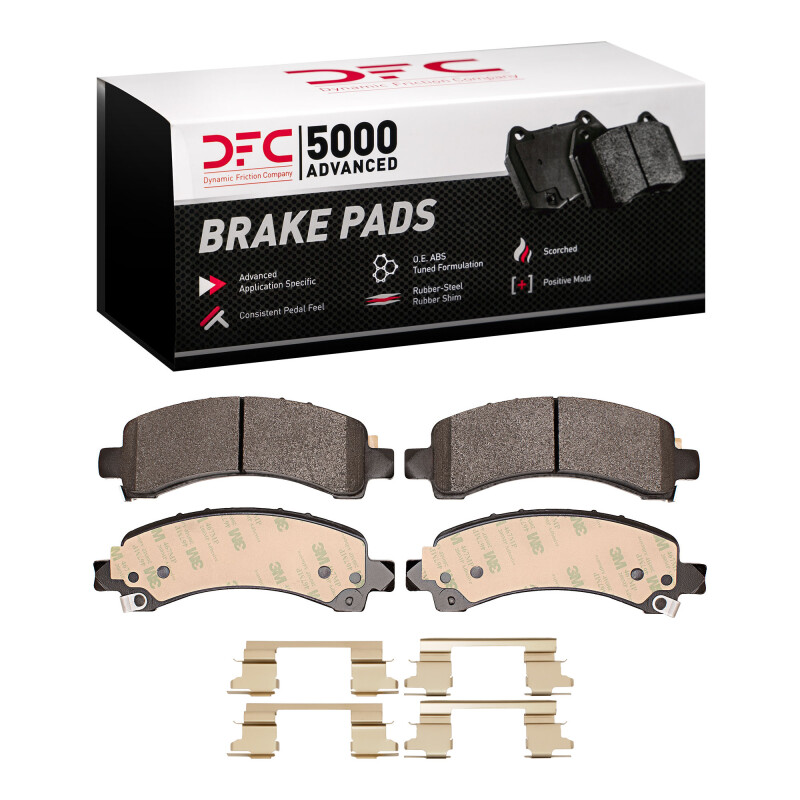 Chevrolet Express 2500 Brake Pads - Rear - DFC - 5000 Advanced Semi Metallic - `18-`20