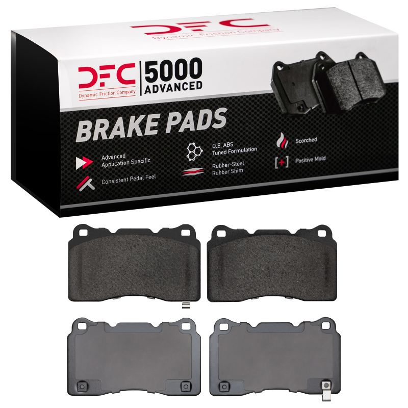Acura Integra Brake Pads - Front + Rear - DFC - 5000 Advanced Low Metallic - `04-`25