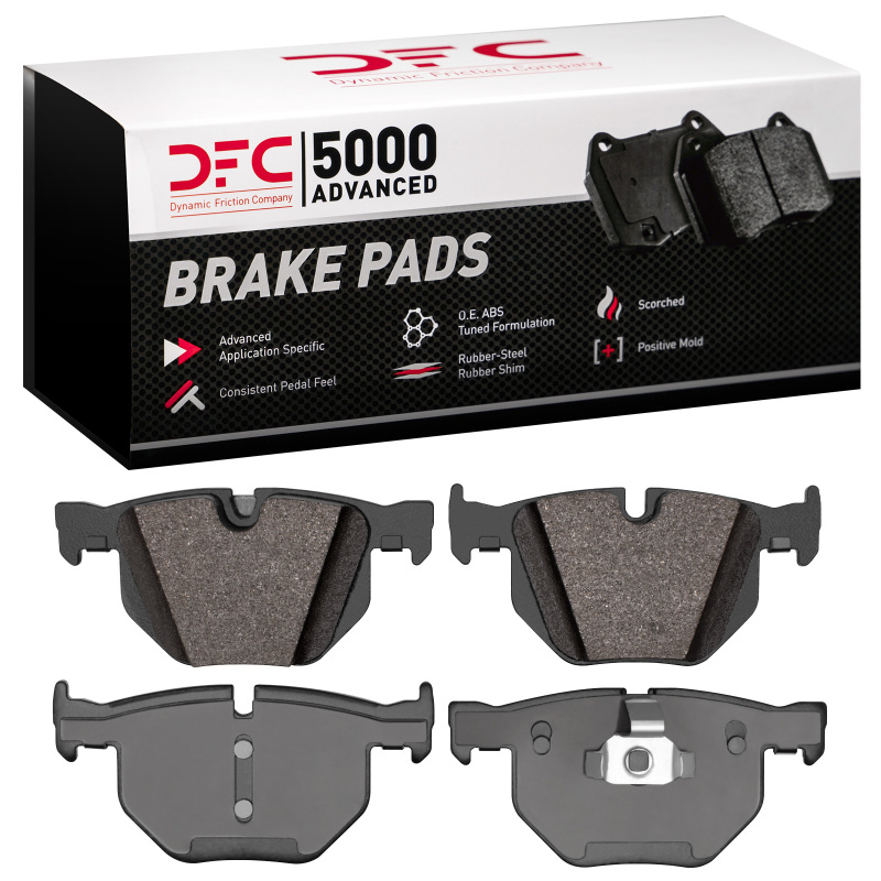 BMW X5 Brake Pads - Rear - DFC - 5000 Advanced Low Metallic - `07-`14