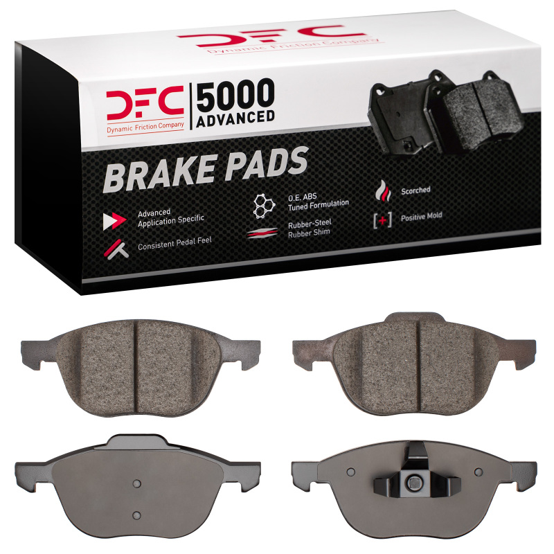 Ford Focus Brake Pads - Front - DFC - 5000 Advanced Low Met - `04-`18