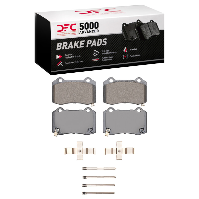 Hyundai Genesis Coupe Brake Pads - Rear - DFC - 5000 Advanced Ceramic - `10-`16