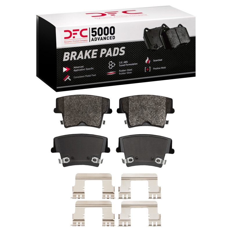 Chrysler 300 Brake Pads - Rear - DFC - 5000 Advanced Semi Metallic - `05-`18