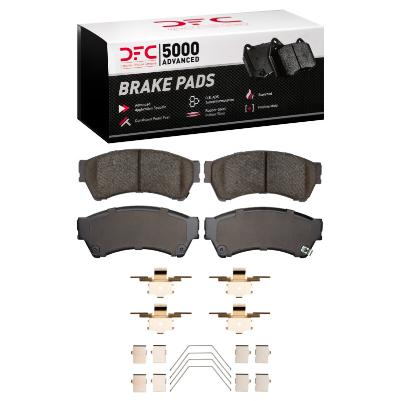 Ford Fusion Brake Pads - Front - DFC - 5000 Advanced Ceramic - `06-`12
