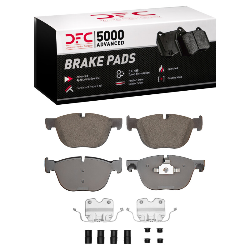 BMW X6 Brake Pads - Front - DFC - 5000 Advanced Low Metallic - `07-`18