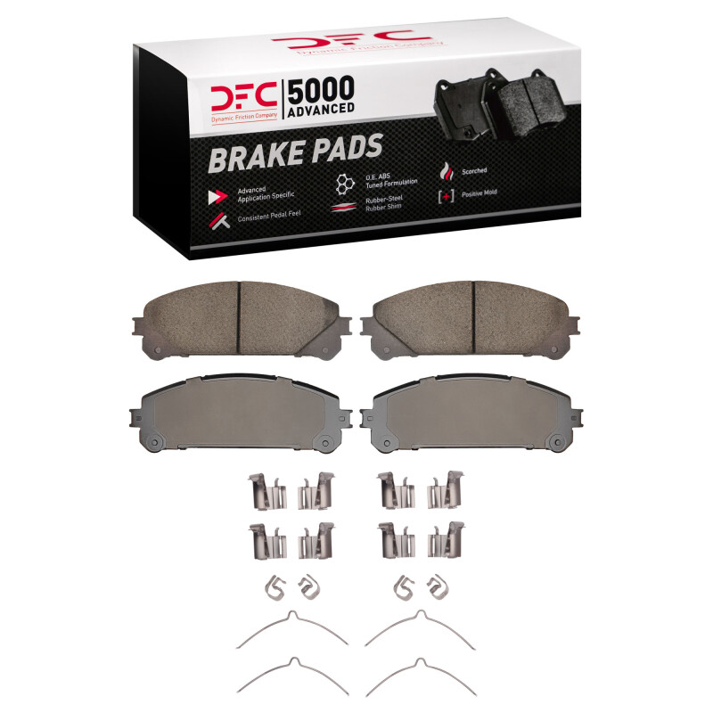 Toyota Avalon Brake Pads - Front - DFC - 5000 Advanced Low Metallic - `20-`24
