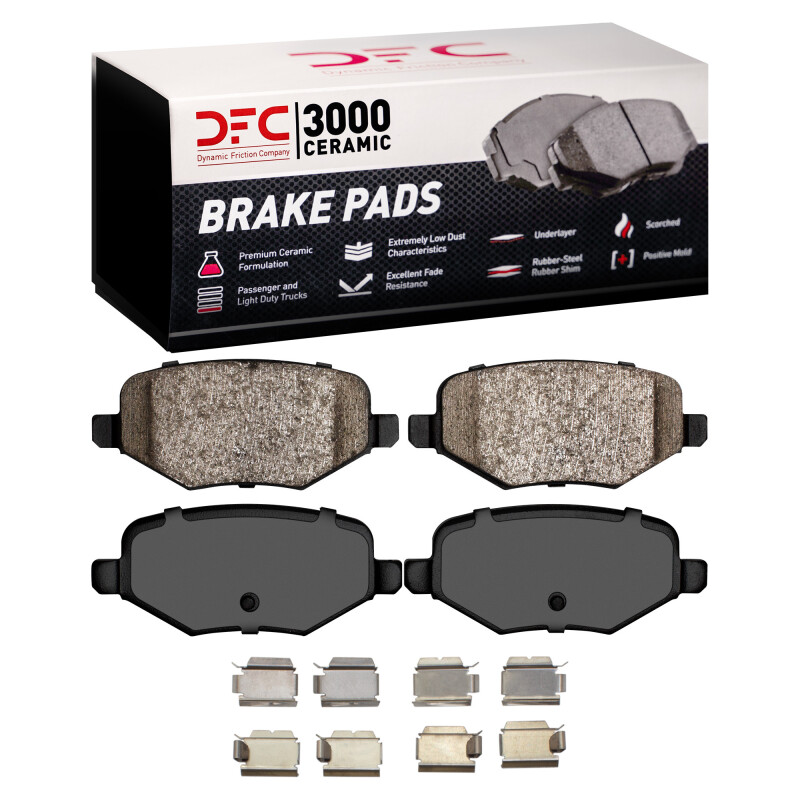 Ford Taurus SHO Brake Pads - Rear - DFC - 5000 Advanced Ceramic - `09-`19