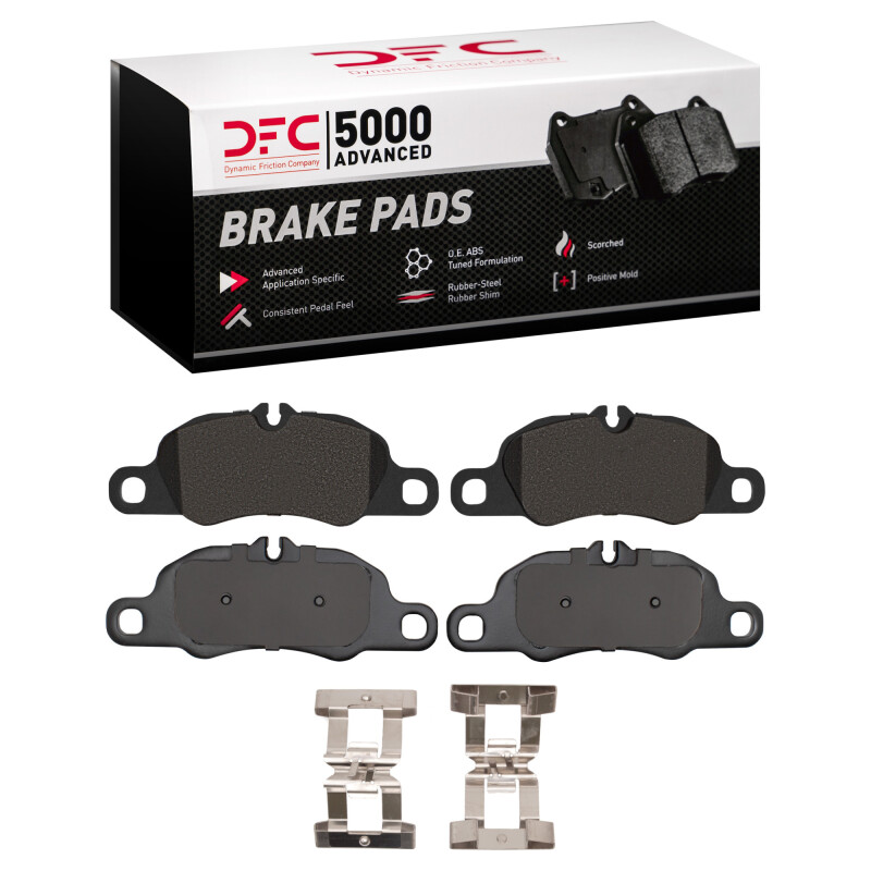 Porsche Boxster Brake Pads - Front - DFC - 5000 Advanced Low Metallic - `13-`23