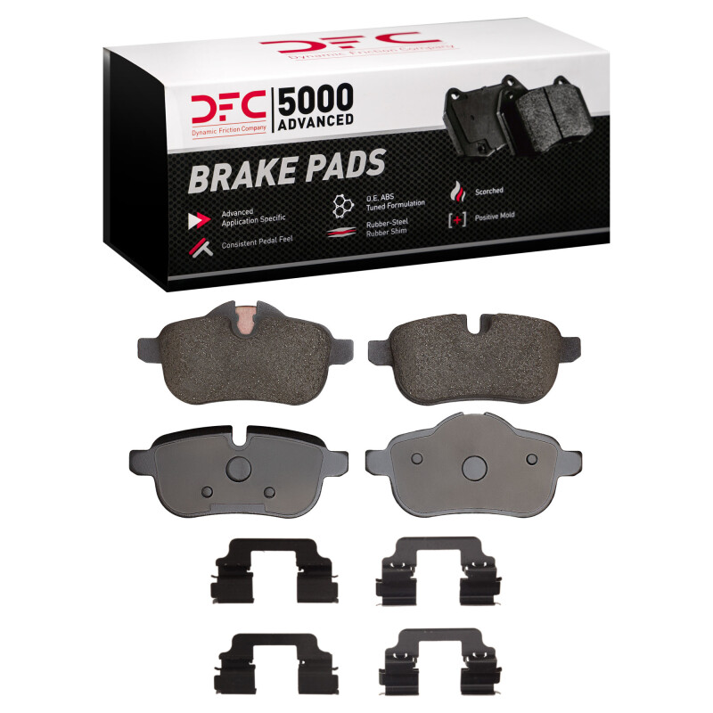 BMW Z4 Brake Pads - Rear - DFC - 5000 Advanced Ceramic - `11-`16
