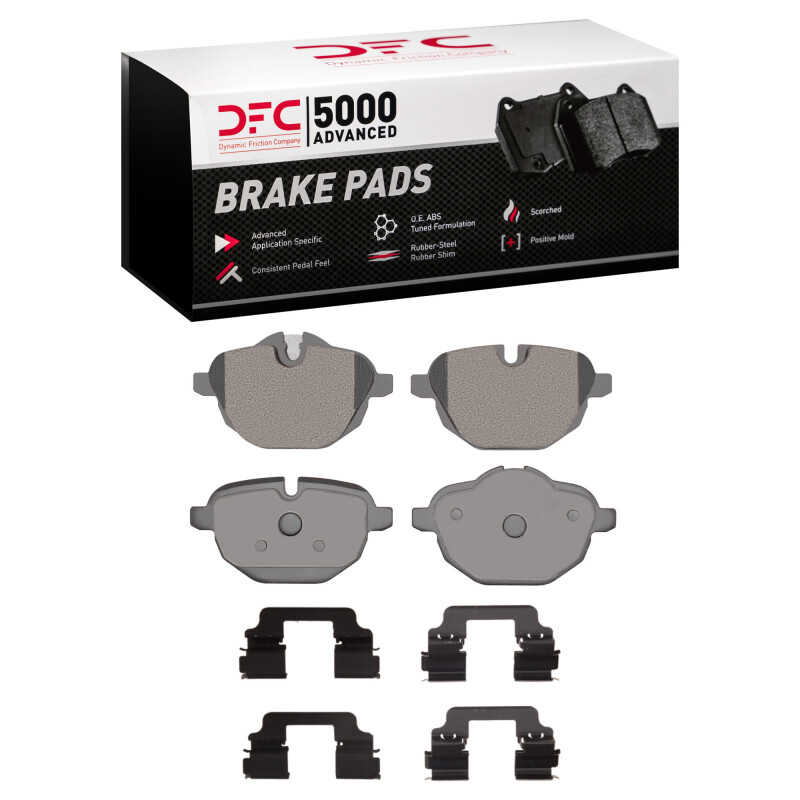 BMW Z4 Brake Pads - Rear - DFC - 5000 Advanced Low Metallic - `11-`25