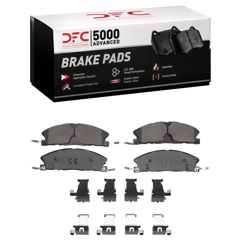 Ford Flex Brake Pads - Front - DFC - 5000 Advanced Ceramic - `13-`19
