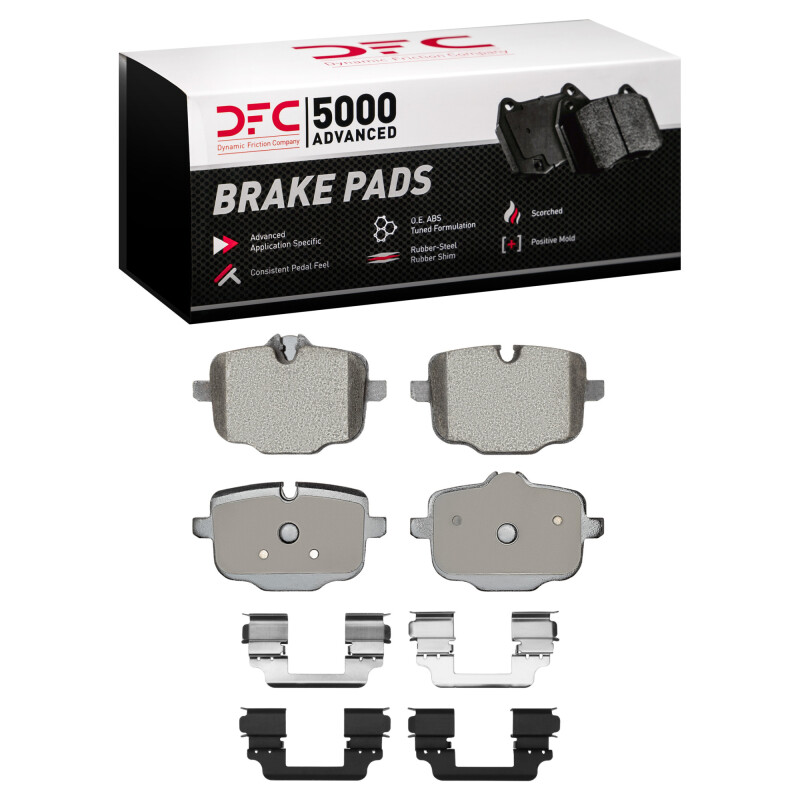 BMW X3 Brake Pads - Rear - DFC - 5000 Advanced Low Metallic - `16-`21 BMW X3 Brake Pads - Rear - DFC - 5000 Advanced Low Metallic - `16-`21