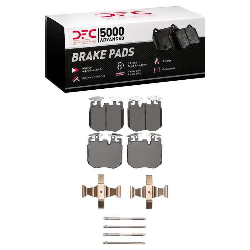 BMW M440i Brake Pads - Front - DFC - 5000 Advanced Low Metallic + Hardware Kit - `16-`22 BMW M440i Brake Pads - Front - DFC - 5000 Advanced Low Metallic + Hardware Kit - `16-`22