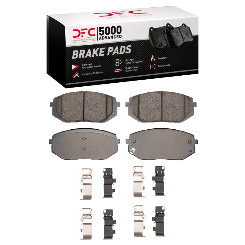 Hyundai Sonata Brake Pads - Front - DFC - 5000 Advanced Low Metallic - `21-`25
