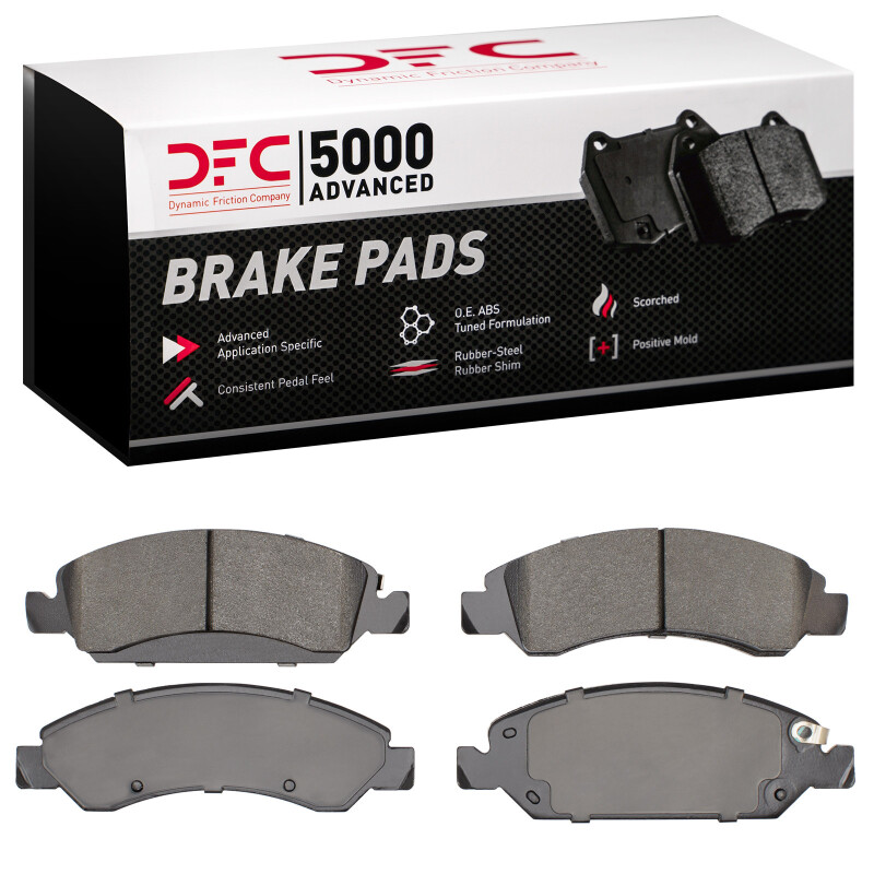 Chevrolet Tahoe Brake Pads - Front - DFC - 5000 Advanced Low Metallic - `09-`20 Chevrolet Tahoe Brake Pads - Front - DFC - 5000 Advanced Low Metallic - `09-`20