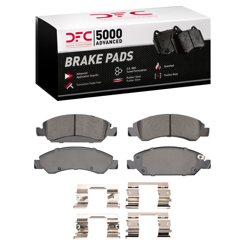 Chevrolet Tahoe Brake Pads - Front - DFC - 5000 Advanced Low Metallic - `09-`20