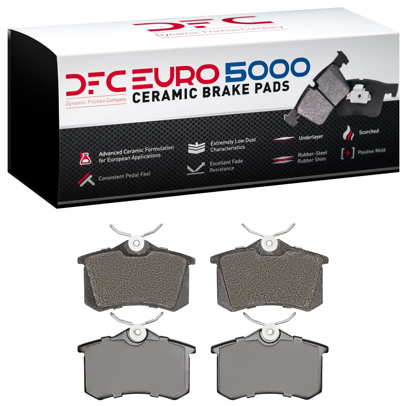 Audi TT Brake Pads - Rear - DFC - Euro 5000 Ceramic - `85-`24