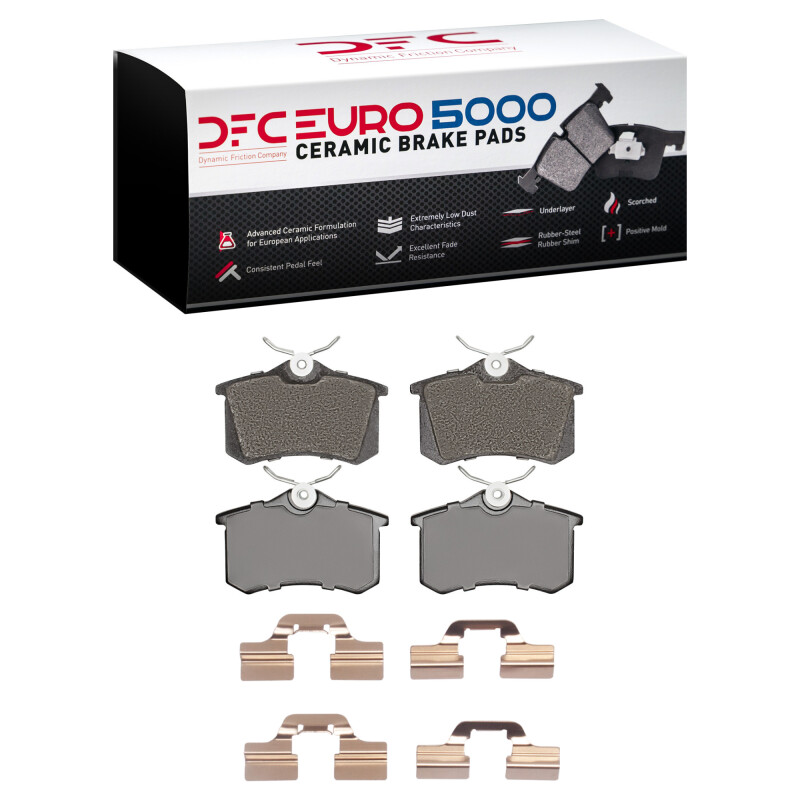 Audi TT Brake Pads - Rear - DFC - Euro 5000 Ceramic - `99-`15