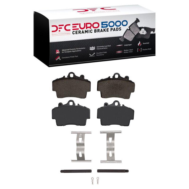 Porsche Boxster Brake Pads - Front - DFC - Euro 5000 Ceramic - `97-`08