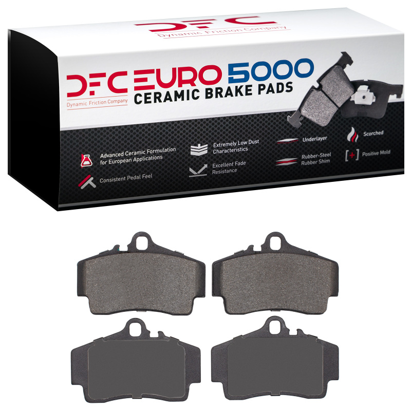 Porsche Boxster Brake Pads - Rear - DFC - Euro 5000 Ceramic - `97-`12