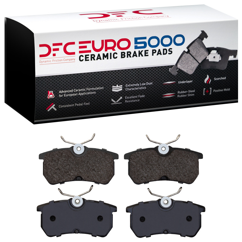 Ford Fiesta Brake Pads - Rear - DFC - Euro 5000 Ceramic - `01-`19