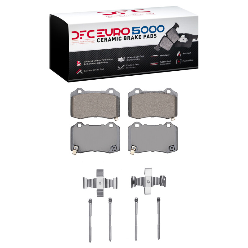 Dodge Durango Brake Pads - Rear - DFC - Euro 5000 Ceramic - `18-`25