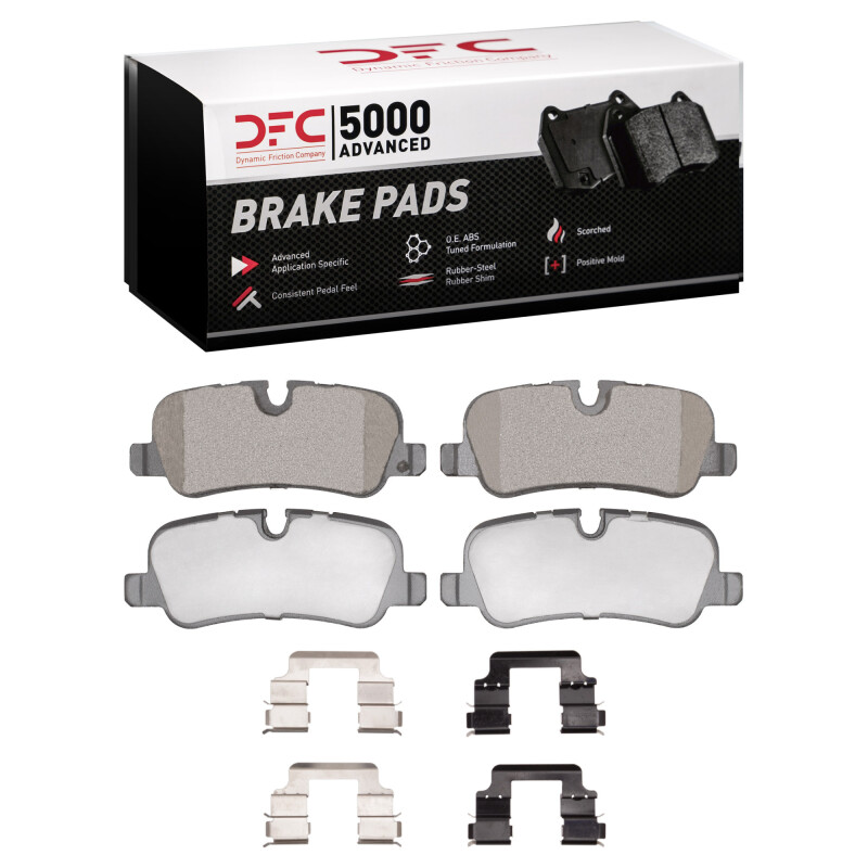 Land Rover Discovery Brake Pads - Rear - DFC - Euro 5000 Ceramic - `05-`16