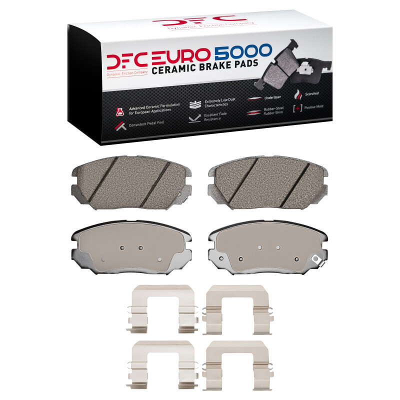 Hyundai Sonata Brake Pads - Front - DFC - Euro 5000 Ceramic - `05-`11