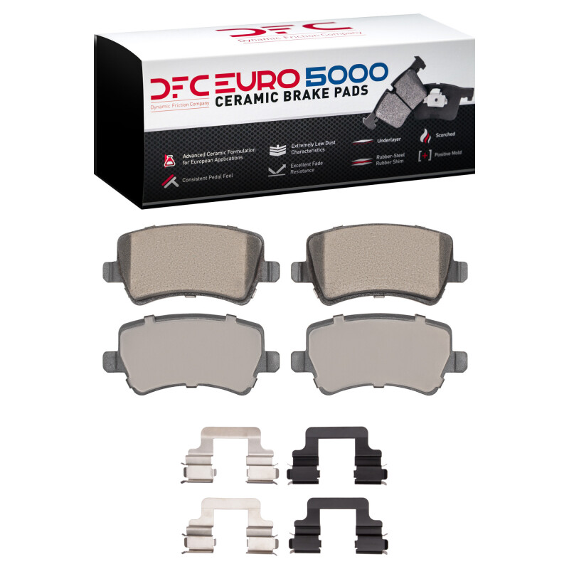 Volvo S60 Brake Pads - Rear - DFC - Euro 5000 Ceramic - `07-`18