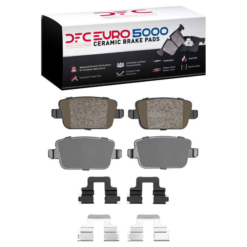 Volvo S80 Brake Pads - Rear - DFC - Euro 5000 Ceramic - `07-`10