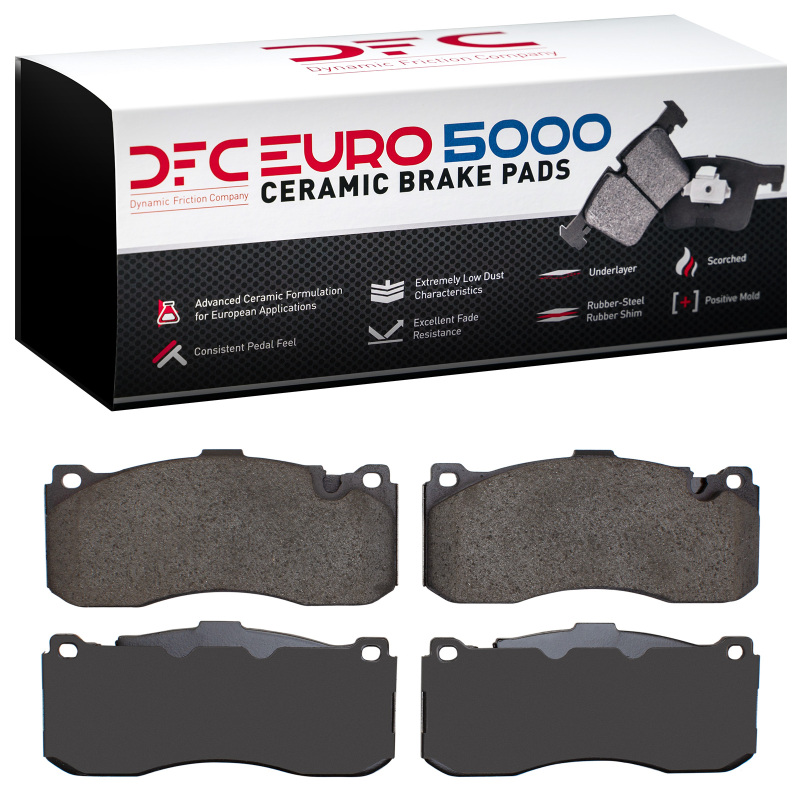 BMW 135IS Brake Pads - Front - DFC - Euro 5000 Ceramic - `06-`13 BMW 135IS Brake Pads - Front - DFC - Euro 5000 Ceramic - `06-`13