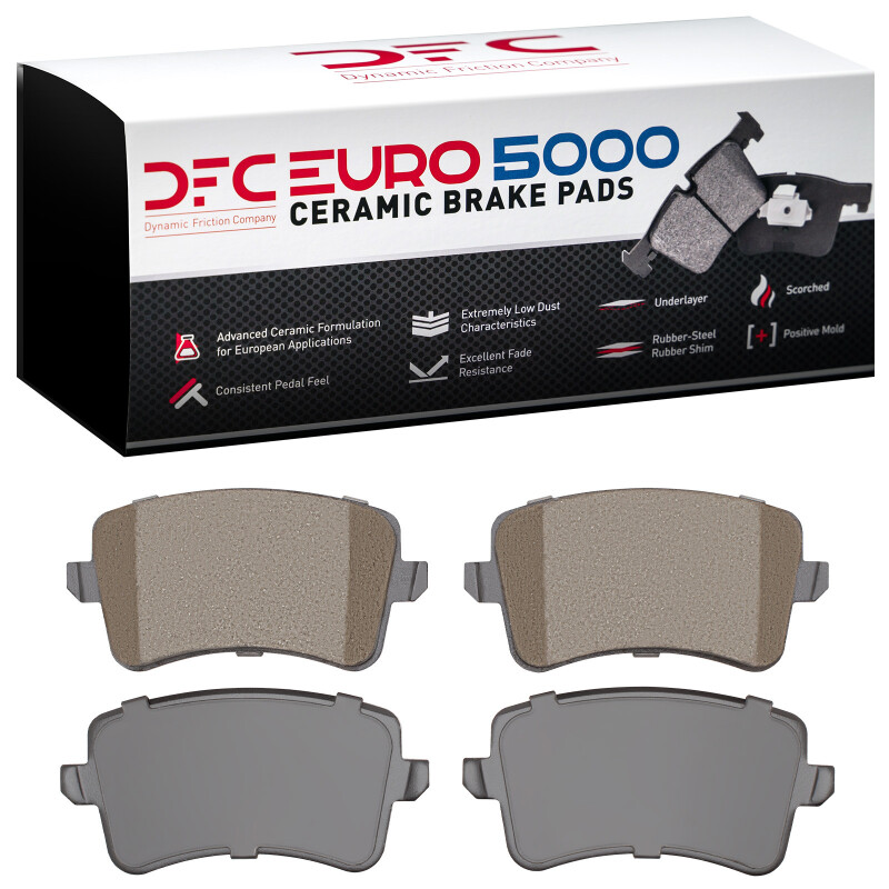 Audi Q5 Brake Pads - Rear - DFC - Euro 5000 Ceramic - `08-`17