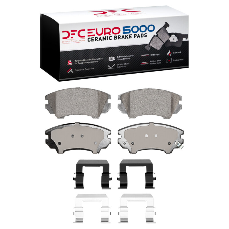 Chevrolet Camaro Brake Pads - Front - DFC - Euro 5000 Ceramic - `10-`17 Chevrolet Camaro Brake Pads - Front - DFC - Euro 5000 Ceramic - `10-`17