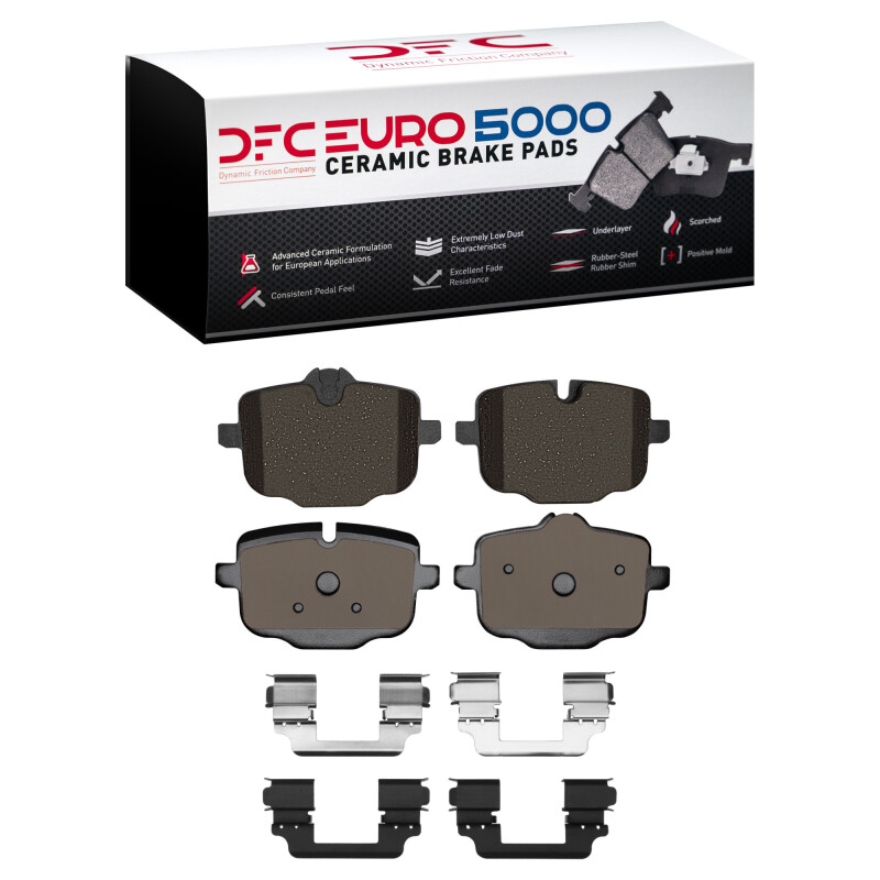 BMW 650i xDrive Brake Pads - Rear - DFC - Euro 5000 Ceramic - `11-`19
