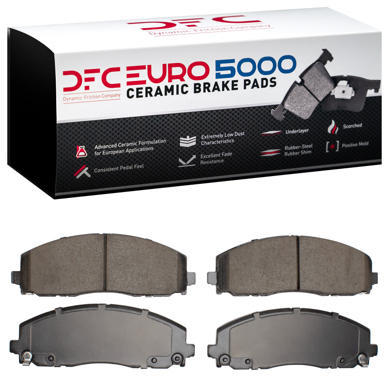 Chrysler Town & Country Brake Pads - Front - DFC - Euro 5000 Ceramic - `12-`25