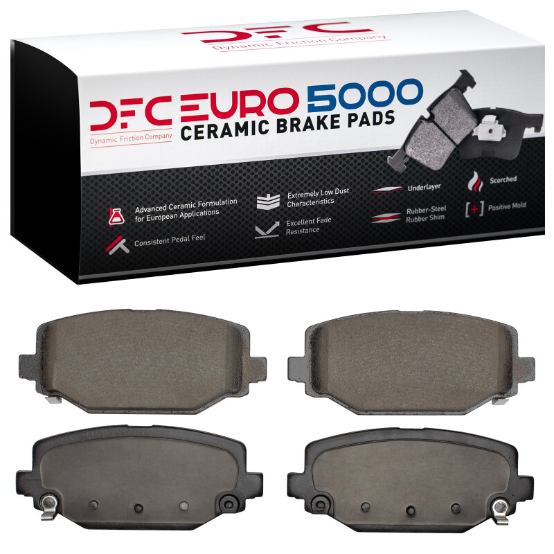 Chrysler Town & Country Brake Pads - Rear - DFC - Euro 5000 Ceramic - `12-`20