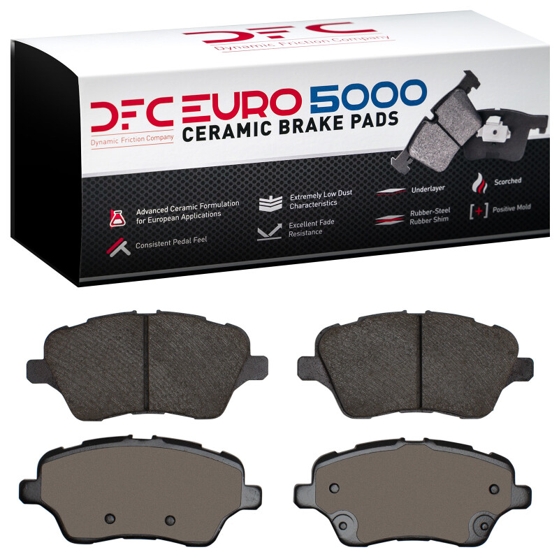 Ford Fiesta Brake Pads - Front - DFC - Euro 5000 Ceramic - `14-`23
