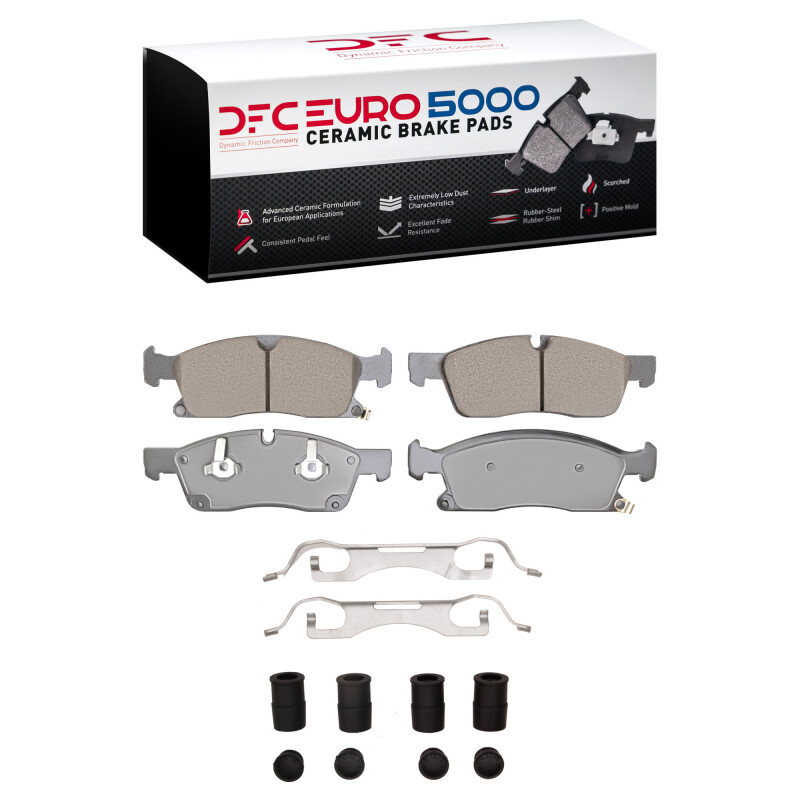 Dodge Durango Brake Pads - Front - DFC - Euro 5000 Ceramic - `11-`22